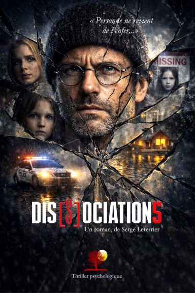 Affiche de film avec un homme pensif, une fillette, et une voiture de police en arrière-plan.