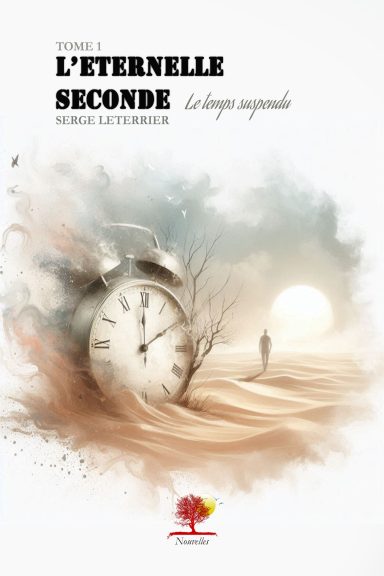 L'éternelle seconde - Le temps suspendu Montre à gousset sur fond de désert et de soleil couchant, ambiance rêvée.